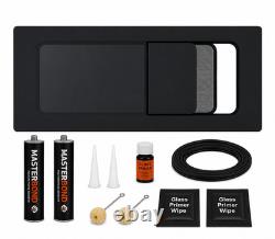 VW Crafter 2018+ Driver Side Sliding Window With FLY SCREEN + Fitting Kit & Trim
