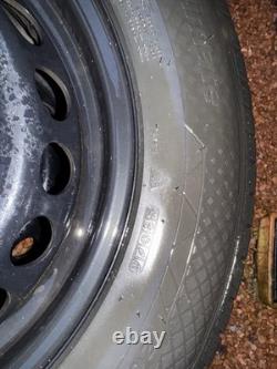 VW Crafter 2025 Genuine black Steel Wheels, tyres and hub caps x 4