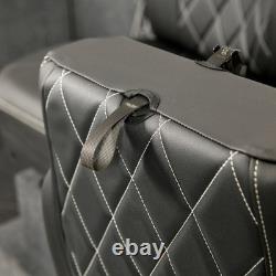 VW Crafter Front Seat Covers Leatherette with Embroidery (2017 Onwards) 958 VW Crafter Front Seat Covers Leatherette with Embroidery (2017 Onwards) 958