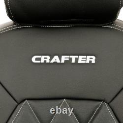 VW Crafter Front Seat Covers Leatherette with Embroidery (2017 Onwards) 958