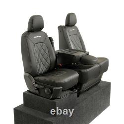 VW Crafter Front Seat Covers Leatherette with Embroidery (2017 Onwards) 958