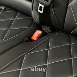 VW Crafter Front Seat Covers Leatherette with Embroidery (2017 Onwards) 958