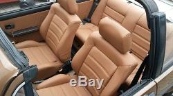 VW Golf 1 Cabrio Kunstlederbezüge für die Innenausstattung Sitze schwarz A