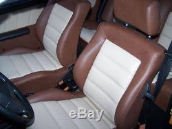 VW Golf 1 Cabrio Kunstlederbezüge für die Innenausstattung Sitze schwarz A