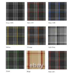 VW Golf GTi GT Tartan Upholstery Fabric Backed with Scrim Foam Colour Options