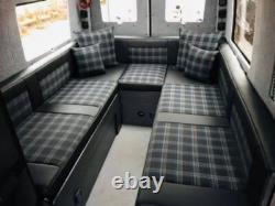 VW Golf GTi GT Tartan Upholstery Fabric Backed with Scrim Foam Colour Options
