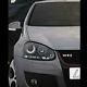 Vw Golf Mk5 04-09 Black Halo Angel Eye Projector + Led Front Headlights Lights