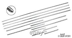 VW Karmann Ghia Body Moulding Chrome Trim Kit 1960-74 143898111
