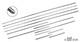 Vw Karmann Ghia Body Moulding Chrome Trim Kit 1960-74 143898111