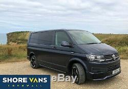 VW Transporter T5/T5.1/T6 Side Bars Sportline SWB Black QUALITY