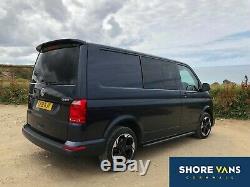 VW Transporter T5/T5.1/T6 Side Bars Sportline SWB Black QUALITY