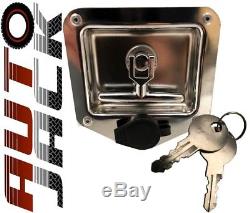 Van Safe Vault Steel Security Job Site Box Tool Storage Chest Secure Lock 2 Keys