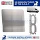 Van Security Shield For Ford Transit Mk8 2014-on Right Side Door Brushed