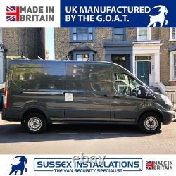 Van Security Shield For Ford Transit MK8 2014-On Right Side Door Brushed
