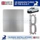 Van Security Shield For Vauxhall Vivaro 2019-on Left Side Door Brushed
