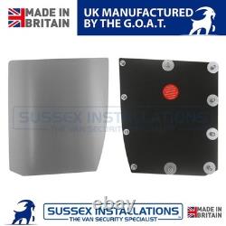 Van Security Shield Set For Citroen Berlingo 2018-On Twin Doors Brushed