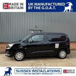 Van Security Shield Set For Citroen Berlingo 2018-On Twin Doors Brushed