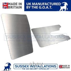 Van Shield Set For Ford Transit Custom MK1 2013-2023 Left + Rear Brushed