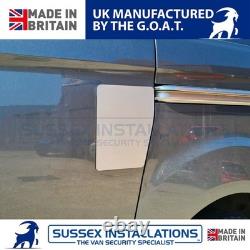 Van Shield Set For Ford Transit Custom MK1 2013-2023 Left + Rear Brushed