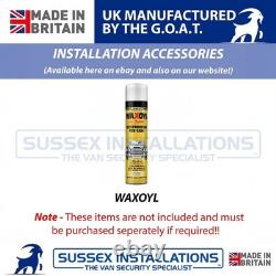 Van Shield Set For Ford Transit Custom MK1 2013-2023 Left + Rear Brushed