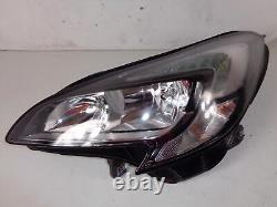 Vauxhall Corsa E 2015-2019 LH Passenger Headlamp LED DRL 13381345