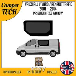 Vauxhall Vivaro 01 14 PASSENGER Side FIXED Window With Bonding Kit