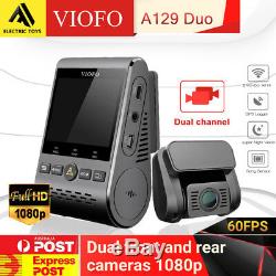 Viofo A129 Dual Lens Dash Camera Twin SONY Star Sensr 5GHz WIFI GPS 32GB Samsung