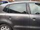 Volkswagen Polo 2013 6r Door Drivers Rear Grey L7dr (bare)