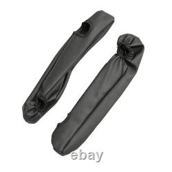 Vw Caddy Front Seat Covers Leatherette Tailored (2021 Onwards) Black 956