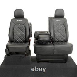 Vw Crafter Front Seat Covers Leatherette With'crafter' Embroidery (2017 On) 892