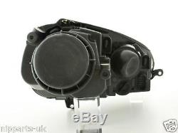 Vw Golf Mk5 03-09 Gti Type Black Headlamps Headlights Halogen Pair New