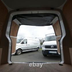 Vw T5 Transporter (2003 2015) Rear Barn Door Cover Black 401