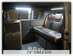 Vw Transporter T5 T6 Camper Van Slimline Kitchen Unit For RIB 129 130 Bed System