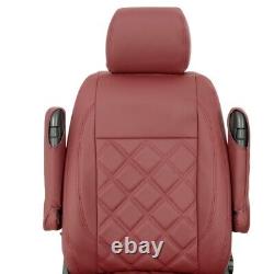 Vw Transporter T5/t5.1 Shuttle All Seat Covers (2003-2015) Red 965 966 967