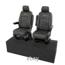 Vw Transporter T6/t6.1 Front Seat Covers Leatherette & Embroidery (2024 On) 961