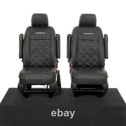 Vw Transporter T6/t6.1 Front Seat Covers Leatherette & Embroidery (2024 On) 961