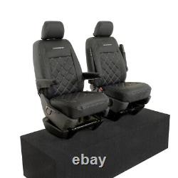 Vw Transporter T6/t6.1 Front Seat Covers Leatherette & Embroidery (2024 On) 961