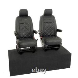 Vw Transporter T6/t6.1 Front Seat Covers Leatherette & Embroidery (2024 On) 961