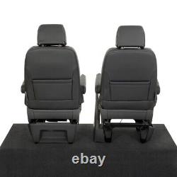 Vw Transporter T6/t6.1 Front Seat Covers Leatherette & Embroidery (2024 On) 961