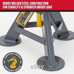 WINNTEC 3 Ton Low-Profile Pin Jack Stands 09850