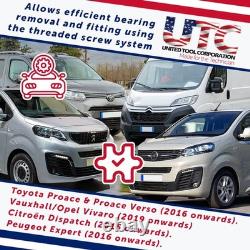 Wheel Bearing Tool Kit Rear GEN2 Citroen Peugeot Vivaro Proace Dispatch Van UK