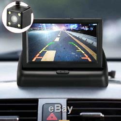 Wired HD Car Reversing Camera 170°+ 4.3 LCD Monitor Rear View Night Vision