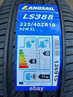 X2 225 40 18 225/40r18 92w Landsail Tyres With Amazing B Rated Wet Grip Cheap