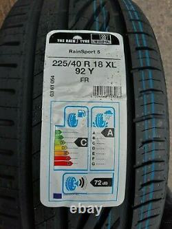 X2 225 40 18 92y Uniroyal XL 225/40r18 Rainsport 5 (a) Rated Wet Grip Tyres