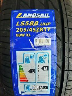 X4 205 45 17 205/45zr17 88w XL Landsail New High Mileage Tyres Amazing C, B Rated