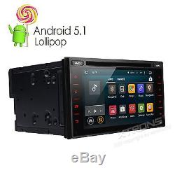 XTRONS 6.2 Android 5.1 Double DIN Sat Nav Car GPS DVD Stereo DAB+ Radio WiFi 3G