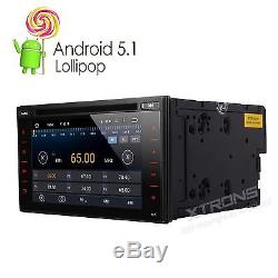 XTRONS 6.2 Android 5.1 Double DIN Sat Nav Car GPS DVD Stereo DAB+ Radio WiFi 3G
