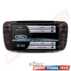 XTRONS 7 Ford Mondeo Focus S-max Galaxy Car DVD Player Radio GPS Stereo Black