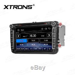 XTRONS Car Stereo Radio 8 HD DVD Player GPS Sat Nav VW PASSAT/SKODA Fabia/SEAT