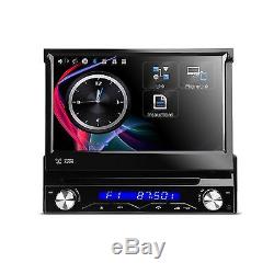 XTRONS Single One DIN 7 HD Car CD DVD Player GPS SAT NAV Bluetooth Stereo Radio